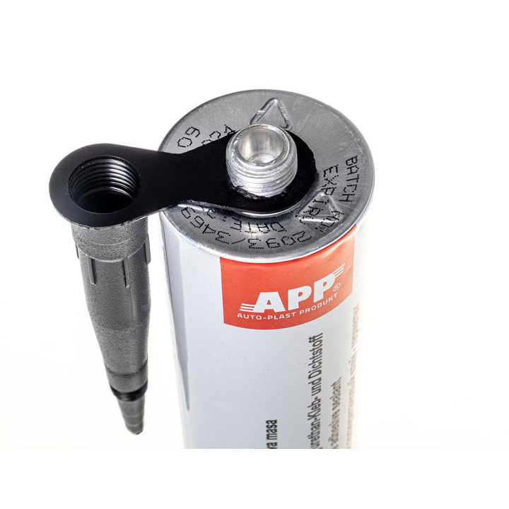 Colle - Mastic - Polyuréthane - Noir - Etanche - Carrosserie voiture - APP - 310ml