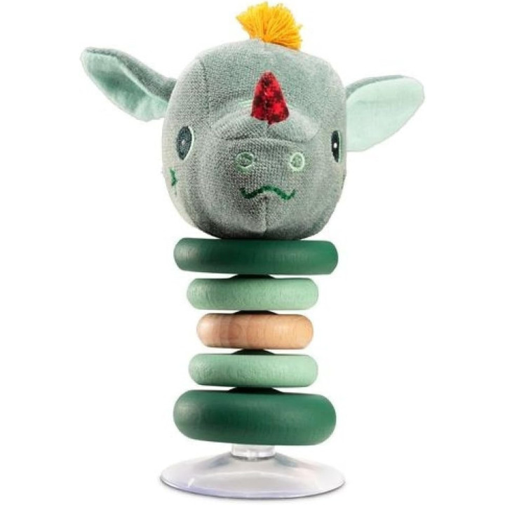 Jeu d'éveil - Hochet - Avec ventouse - Dès la naissance - Lilliputiens - Joe le dragon