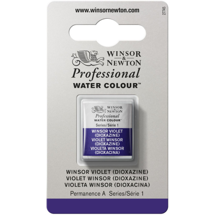 Aquarelle Professionnelle Extra-Fine - 1/2 Godet - Violet Winsor - 733 - Winsor Et Newton