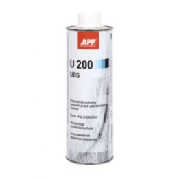 Anti gravillon - Blanc - Anti corrosion - Carrosserie - APP - Bidon 1L U200