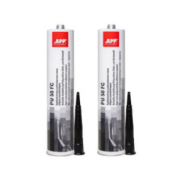 Colle - Mastic - Polyuréthane - Noir - Etanche - Carrosserie voiture - APP - 2x310ml