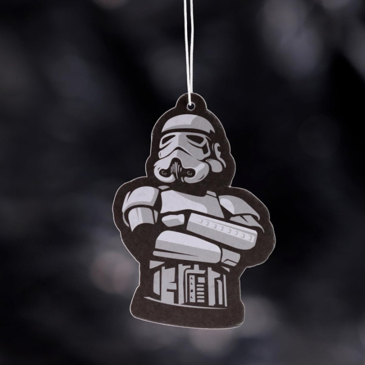 Désodorisant - Pour voiture - A suspendre - Star Wars - Stormtrooper - Parfum cola - Voiture
