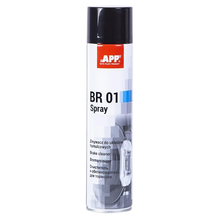Nettoyant pour freins - Effet dégraissant - Auto - APP - BR01 Spray - 600ml