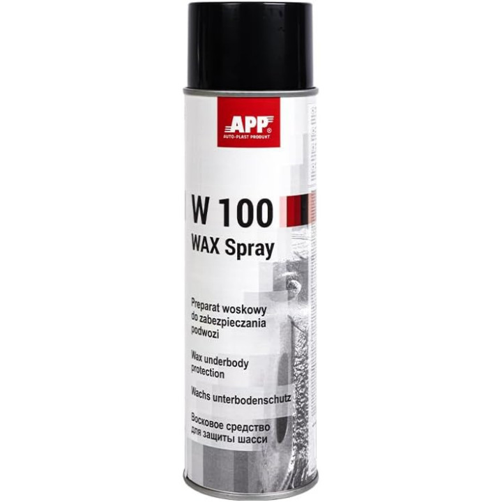 Préparation en cire - Anticorrosive - Pour châssis - Voiture, bus, camion - APP W100 WAX Spray - 500ml