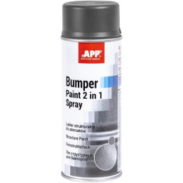 Bombe de peinture - Gris satiné - Pare-chocs - Rétroviseur - Plastique extérieur - APP