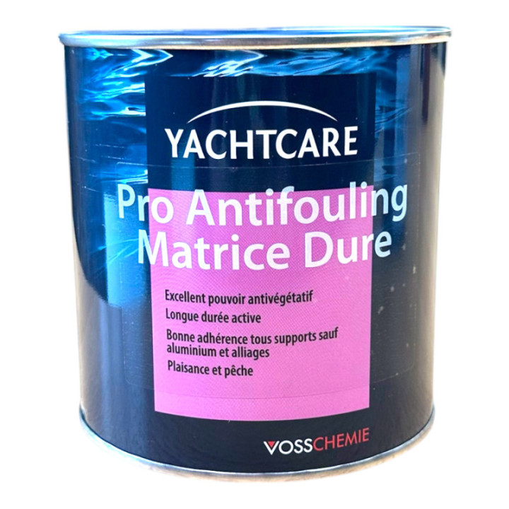 Antifouling - Bleu foncé - Matrice dure - Bateaux polyester, bois, acier - 750ml - YACHTCARE