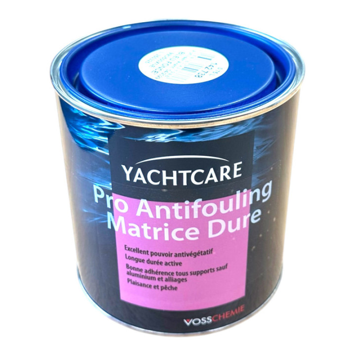 Antifouling - Bleu foncé - Matrice dure - Bateaux polyester, bois, acier - 750ml - YACHTCARE