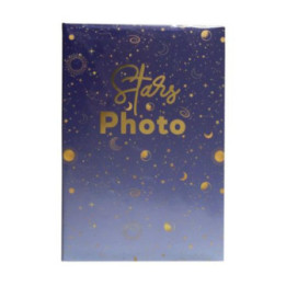 Album photos - Capacité 300 photos de 10x15cm - Moon - Bleu - 100 pages