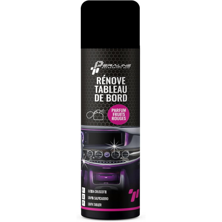 Rénovateur pour tableau de bord - Parfum fruits rouges - Intérieur - Voiture - Spray 300ml - Peraline