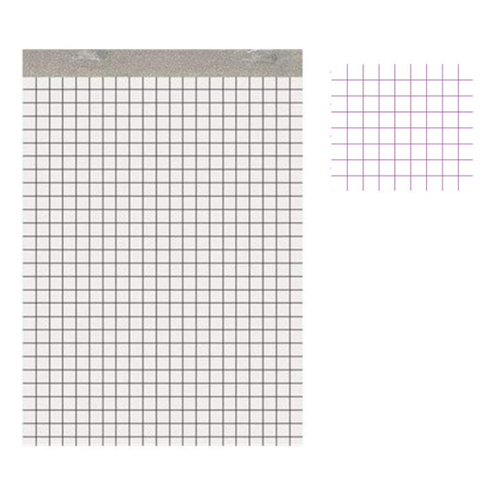 Bloc notes - A4 - 21x29,7cm - Petits Carreaux - 100 feuilles - Oxford