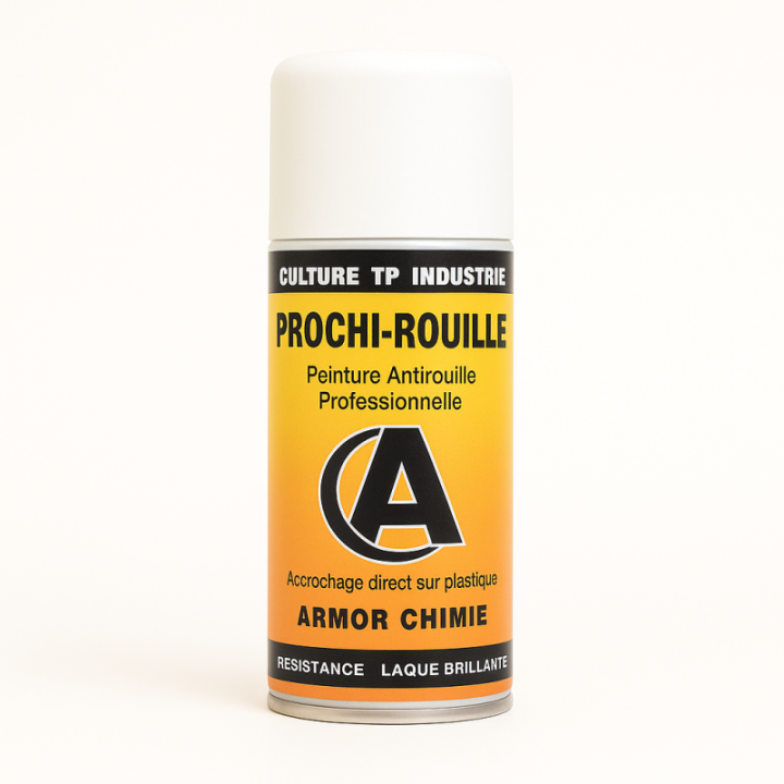 Bombe de peinture - Antirouille - Blanc - Mat - Prochi-rouille - Armor Chimie - 400ml