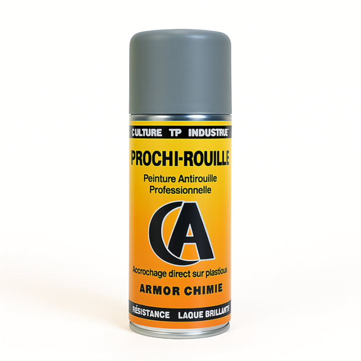 Bombe de peinture antirouille Gris RAL 7004 – Prochi-Rouille Armor Chimie