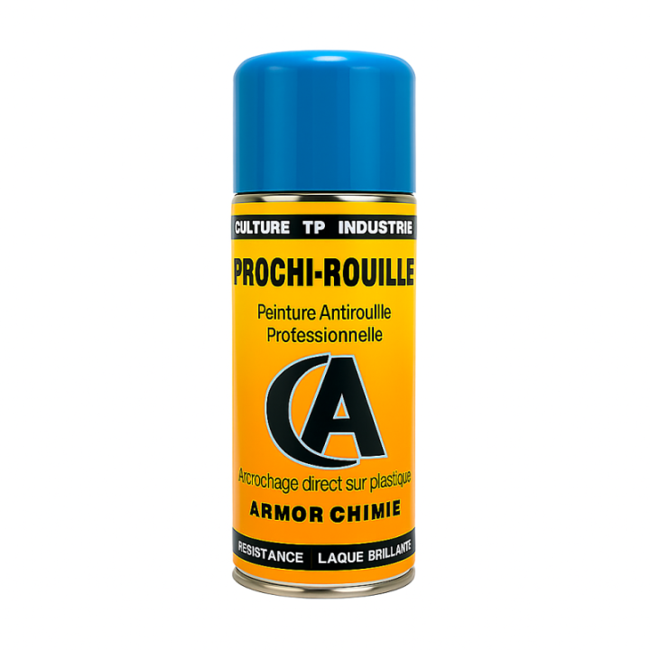 Bombe de peinture - Antirouille - Bleu New Holland 340 - Prochi-rouille - Armor Chimie - 400ml