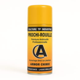 Bombe de peinture - Antirouille - Jaune JCB New Machine 970 - Brillant - Prochi-rouille - Armor Chimie - 400ml