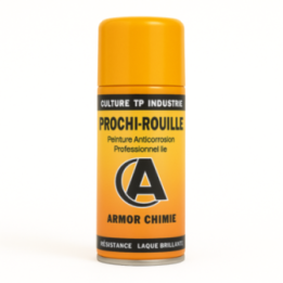 Bombe de peinture - Antirouille - Jaune Renault 906 - Brillant - Prochi-rouille - Armor Chimie - 400ml