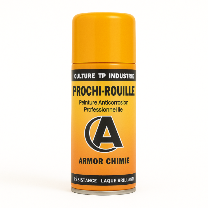 Bombe peinture antirouille Jaune Renault 906 – Armor Chimie