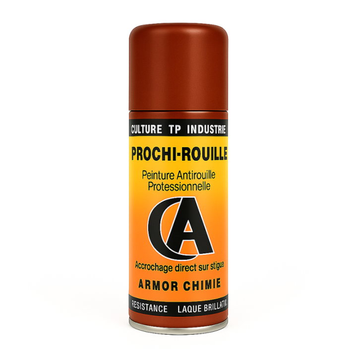 Bombe peinture antirouille Rouge RAL 3004 Brillant – Prochi-Rouille