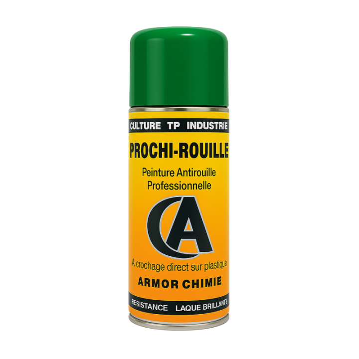 Bombe peinture antirouille Vert RAL6029 – Armor Chimie 400 ml