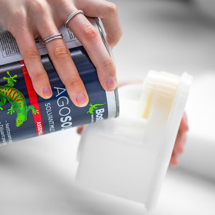 Solvant multi-usages - Algosolvant - Nettoyant et dégraissant - Sans acétone - Bostik - Pot 1L