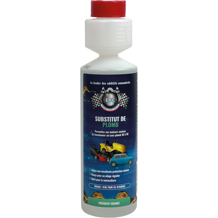 Substitut de plomb - Additif essence - Permet aux moteurs de fonctionner au Sans-Plomb - ERC - 250ml