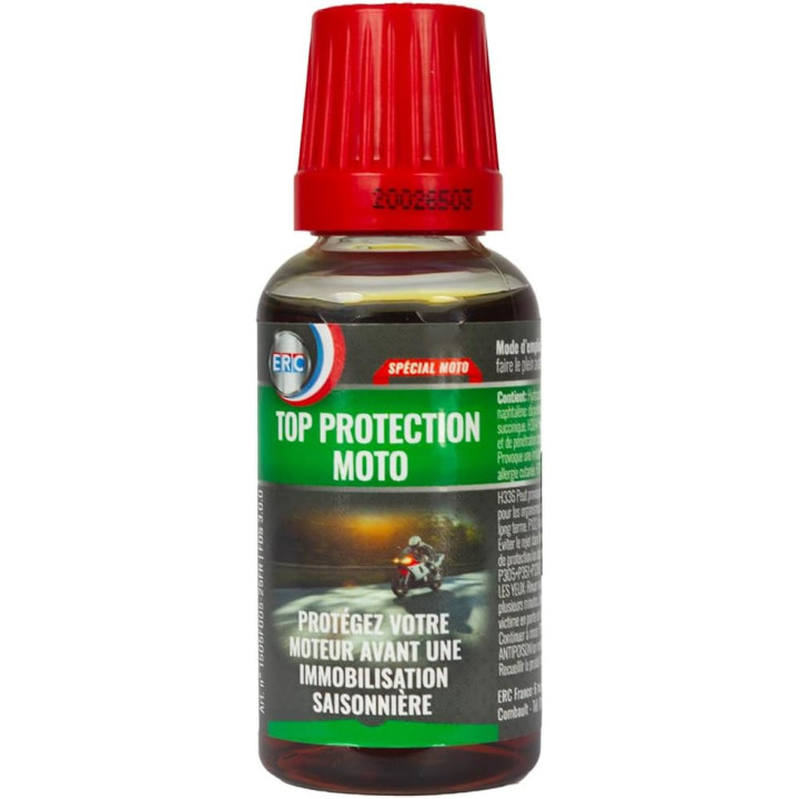 Additif - Protection moteur de moto - Pour stockage et hivernage - ERC - 50ml