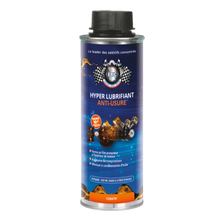 Hyper lubrifiant anti-usure - Nano 10-9 - Essence - Diesel - Prolonge la durée vie moteur - ERC