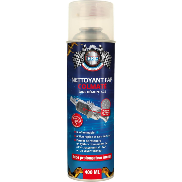 Nettoyant FAP colmaté - Dissout suies, cendres, dépôts - Moteur diesel - ERC - 400ml