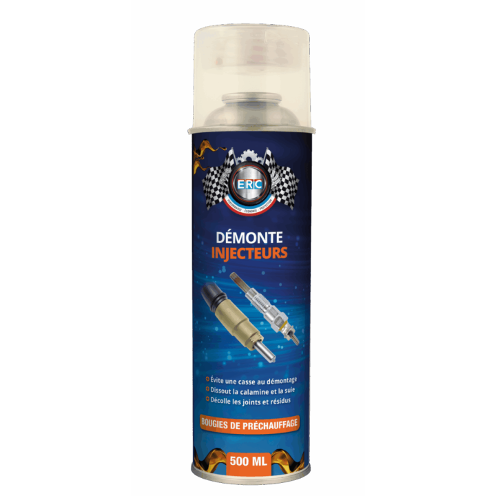 Démonte injecteurs - Bougies de préchauffage - Dissout la calamine et suie - ERC