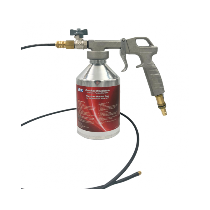 Pistolet de nettoyage de FAP - Filtres à particules - 4 bars - Acier inoxydable - ERC