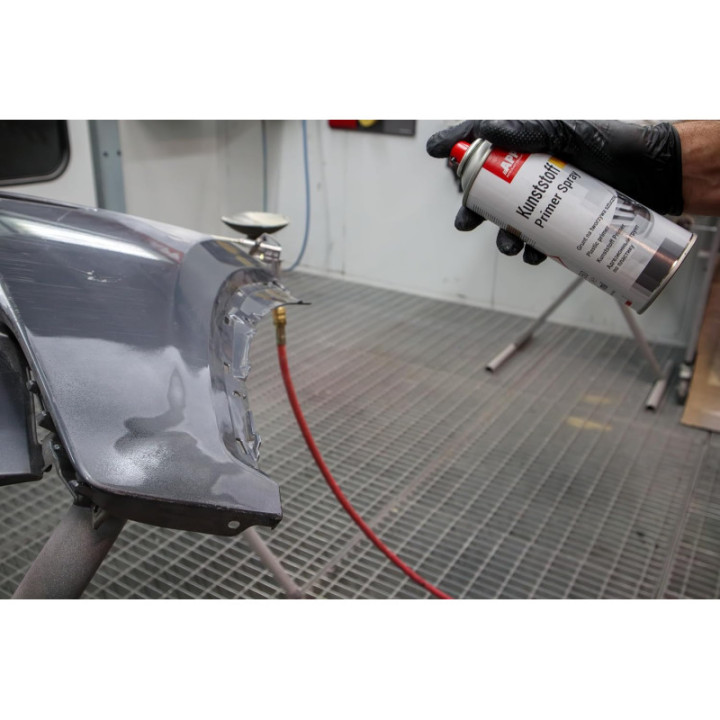 Apprêt - Primaire - Argent - Plastique voiture, pare-chocs, rétroviseur - APP - 400ml