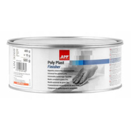 Mastic - Universel - Avec durcisseur - Bleu clair - Bi-composant - Polyester - APP - 500g