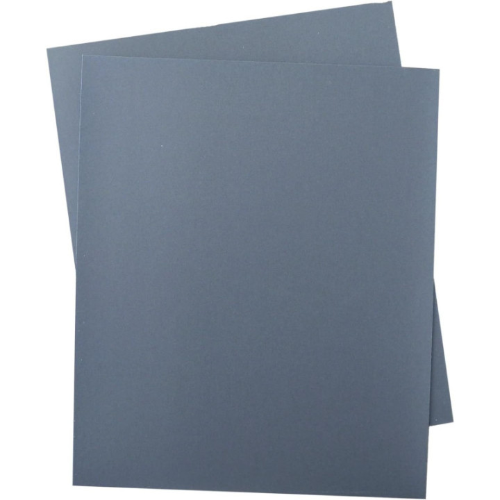 Papier de verre - Grain 150 - Résistant à l'eau - Pour ponçage - 23x28cm - 50 feuilles - APP