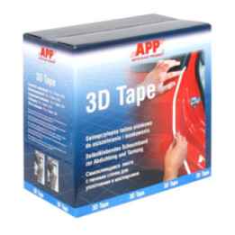Ruban de masquage - Mousse - Blanc - Rouleau 13mmx50m - Autocollant - 3D - APP 3D Tape