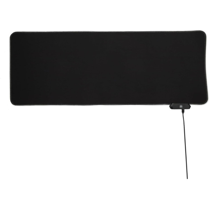 Tapis de souris - Gamer - Noir - Grand format 80x30cm - 2 ports USB + éclairage RGB