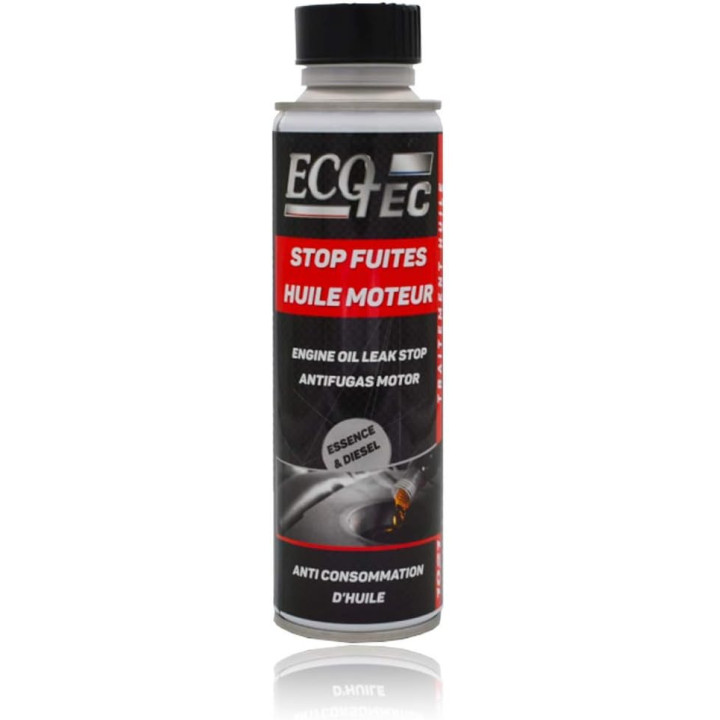 Produit stop fuite - Huile moteur - Anti-Consommation - Réduit consommation et fumées - ECO TEC