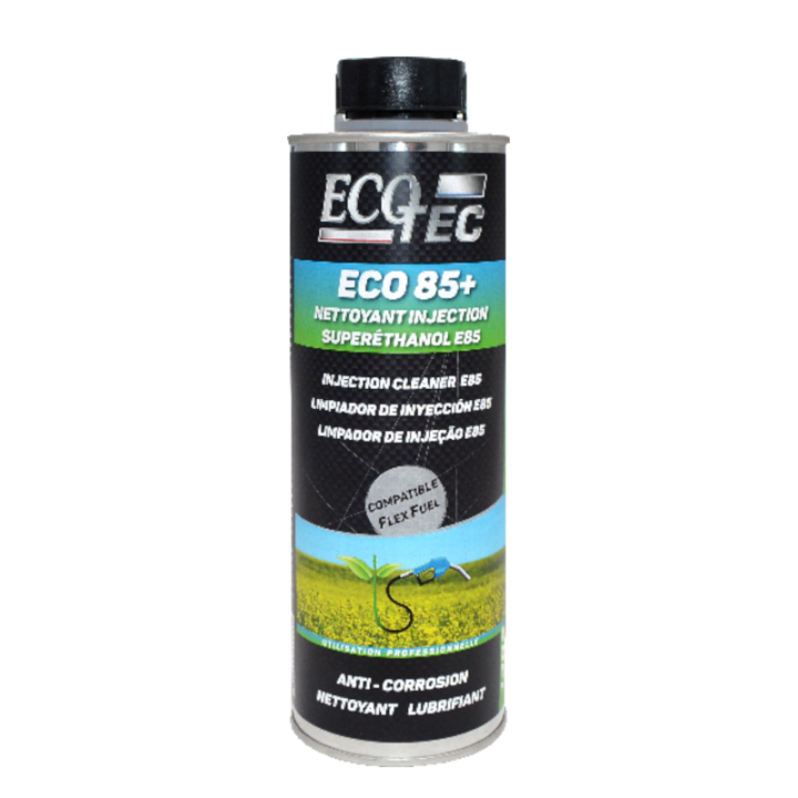 Produit nettoyant - Injection - Super éthanol E85 - Voiture bioéthanol E85 - ECO TEC - ECO85+