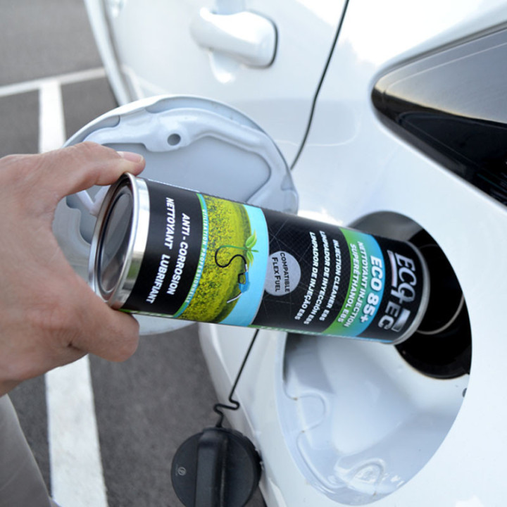 Produit nettoyant - Injection - Super éthanol E85 - Voiture bioéthanol E85 - ECO TEC - ECO85+