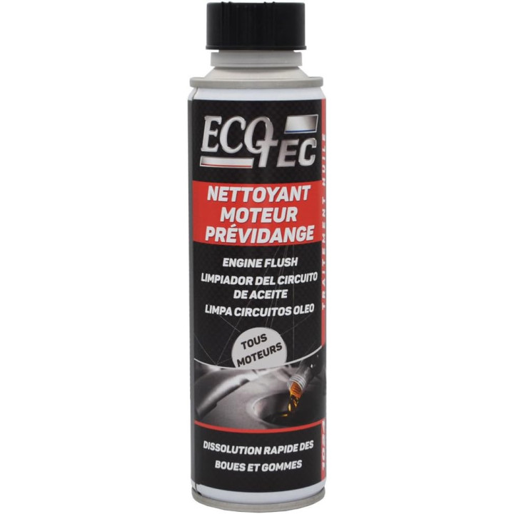 Nettoyant moteur prévidange - Tous moteurs - Dissout boues et gommes - ECO TEC