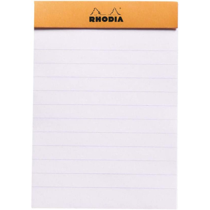 Bloc notes - A7 - 7,4x10,5 cm - Lignes - 80 feuilles - Rhodia