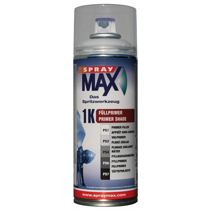 Apprêt - Primaire d'accroche - Gris foncé - Carrosserie auto/moto - Mono composant - SprayMax - 400ml