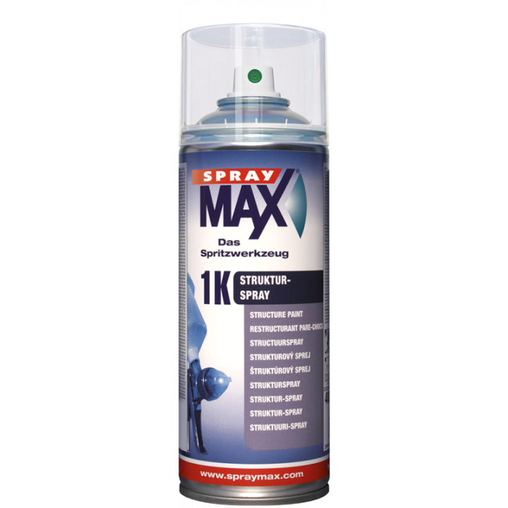 Bombe de produit restructurant - Pare-chocs, plastique - Noir - SprayMax - 400ml