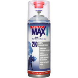 Apprêt - Primaire d'accroche - Gris moyen - Acrylique - Carrosserie auto/moto - Bicomposant - SprayMax - 400ml