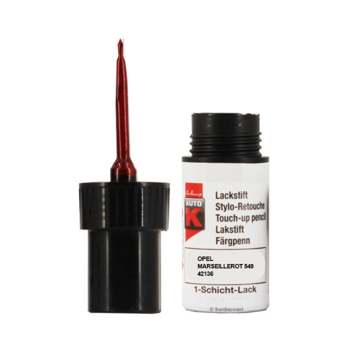 Stylo de retouche et vernis pour carrosserie - Opel - Marseillerot 549 - Auto K