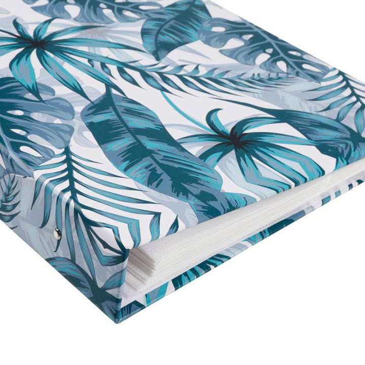 Album photos - 33x38 cm - 400 pochettes - 80 pages - Rechargeable - Couverture jungle