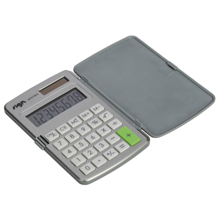 Calculatrice De Poche Avec Etui Rigide Sign