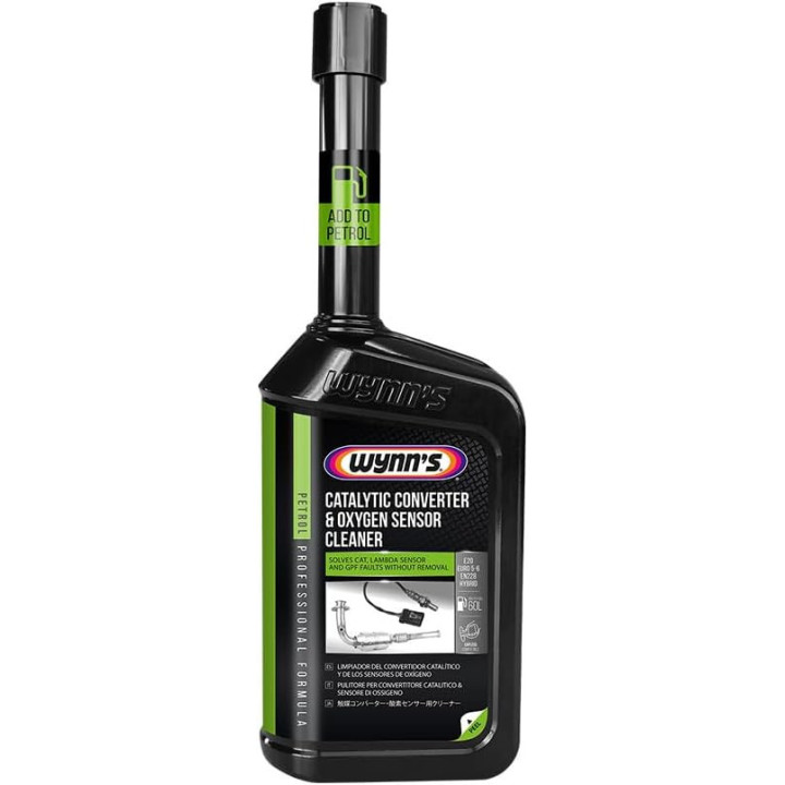 Additif - Nettoyant catalyseur et sonde - Moteur essence - Wynn's - 500ml