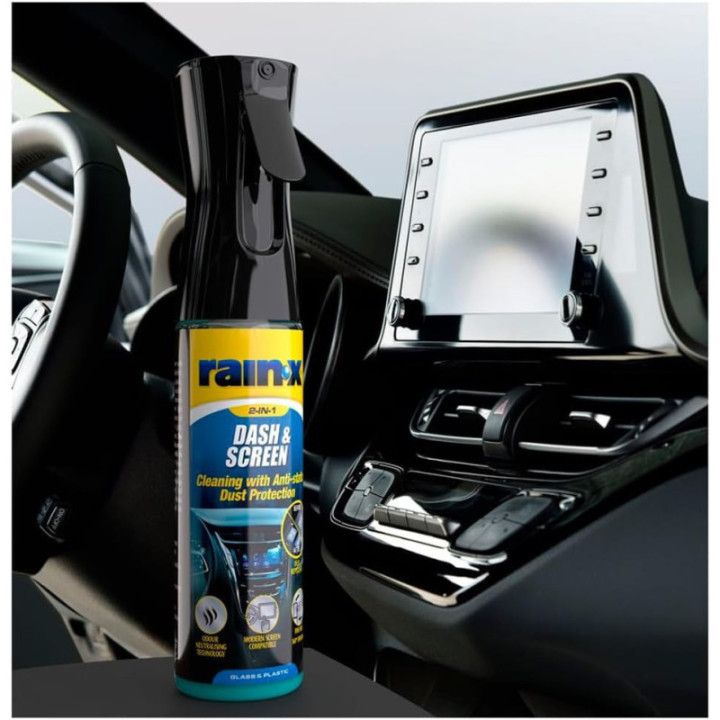 Produit nettoyant pour tableau de bord et écran - Voiture - Protecteur - Rain-X - 300ml