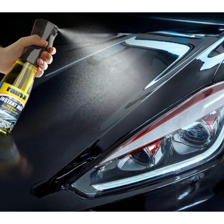Cire pour carrosserie - Lustrant - Protection céramique - Rain-X - Instant Wax - 600ml