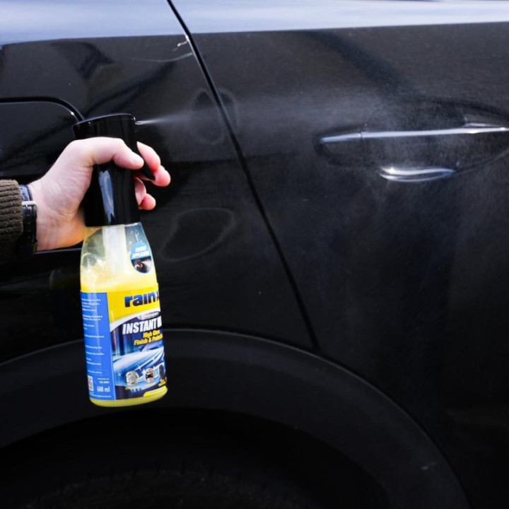 Cire pour carrosserie - Lustrant - Protection céramique - Rain-X - Instant Wax - 600ml