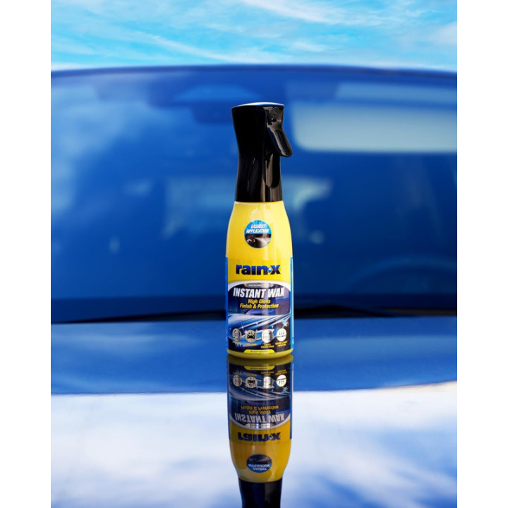 Cire pour carrosserie - Lustrant - Protection céramique - Rain-X - Instant Wax - 600ml